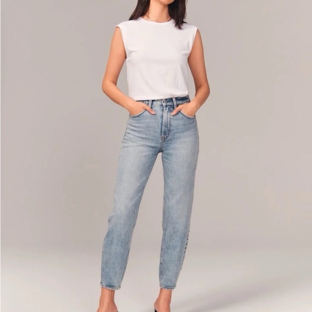 Abercrombie & Fitch Light Blue Straight Leg Jeans